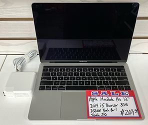 Apple MacBook Pro 13” 2019 i5 Processor 8GB 256GB Touch Bar & Touch ID