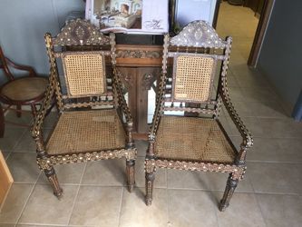 2 pair of chairs