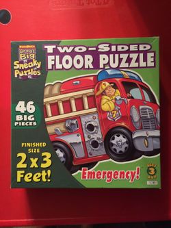 2 sided Floor puzzle in good used condition. All pieces included