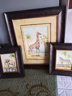 Animal Wood Wall Art