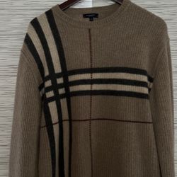 BURBERRY LONDON MENS SWEATER SIZE LARGE 