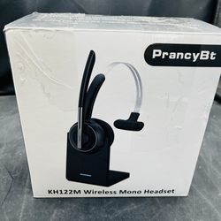 Bluetooth Headset, Wireless Headset with Microphone for PC