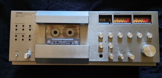 Vintage Tandberg Cassette Deck Model 3034 Actilinear Recording Rare 1981