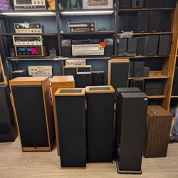 Speakers Sale! Bookshelf, Towers, Powered, Passive, Subs, Etc.