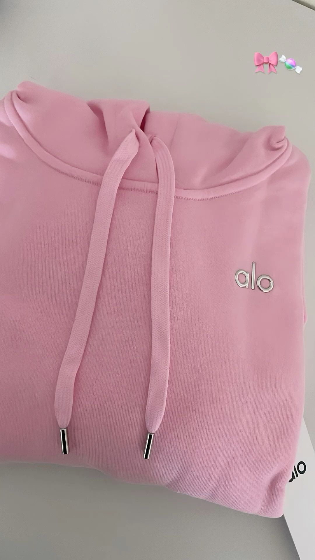Alo Light Pink Hoodie