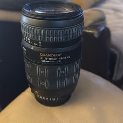 Quantaray lens for Nikon AF 58mm 70-300mm 