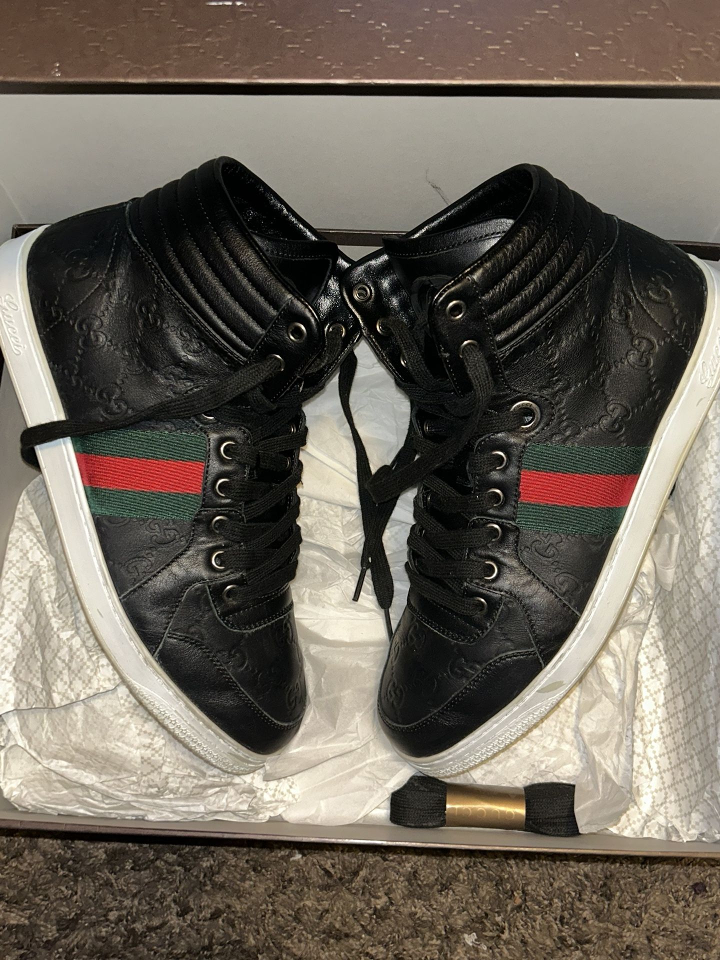 Mens Gucci “Koda” High Top Sneaker