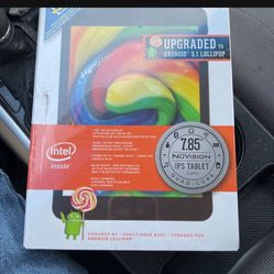 NU VISION  Android Tablet 7.85 Inch Screen 16 Gb Model  # TM785A520L  