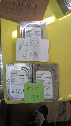 2tb and 4tb sata hard drive