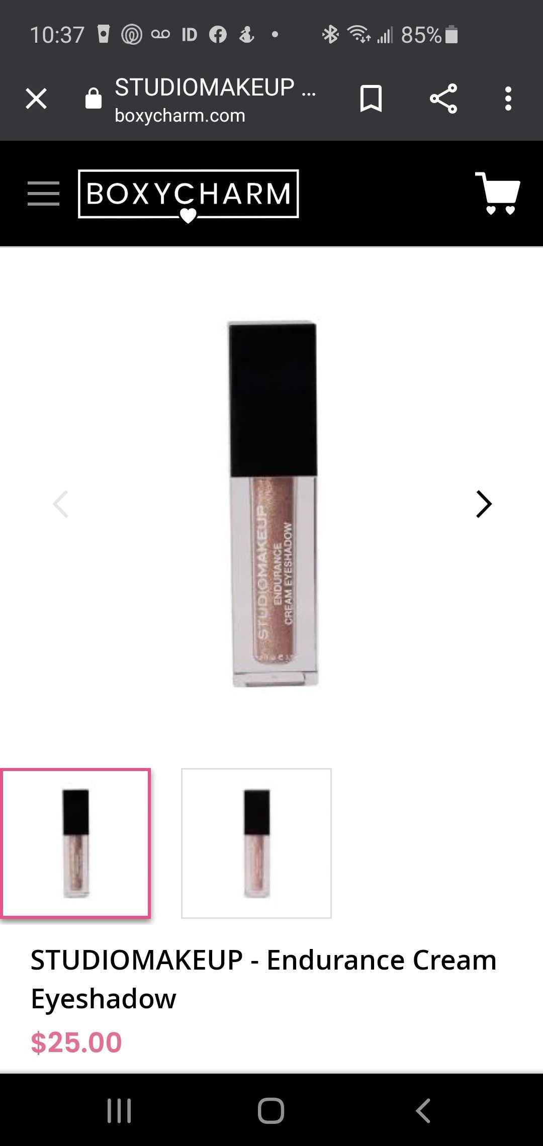 Studio Makeup Endurance Cream Eyeshadow
