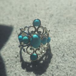 Silver 925 Turquoise Ring