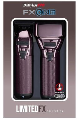 BaBylissPRO FXONE Nightfall Collection Shaver & Trimmer Set | FX1FSTPTO