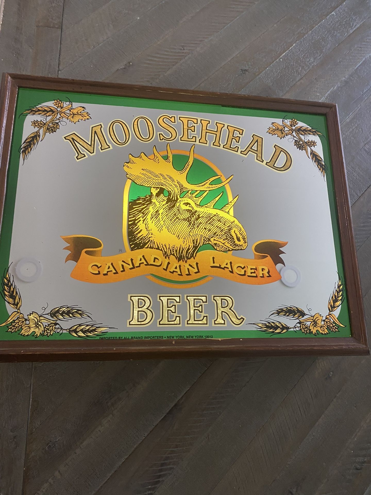 Moose Head Beer Sign Man Cave