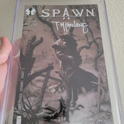 Spawn 174 1st Appearance Of Gunslinger Spawn 9.6 Signed By Todd Mcfarlane CGC Comic Book 