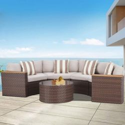 Brand New In The Box Patio Set Patio Furniture Round Patio Furniture Curved Patio Furniture Half Moon Patio Set 🛺🚎🆕