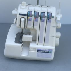 White Superlock 634D Serger Sewing Machine parts to repair only! Why? Simply put no power supply for testing purposes. What I would say not guaranteed