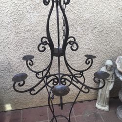 Beautiful Wrought Iron Chandelier 