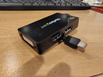 Mini display to HDMI, display port, DVI adapter
