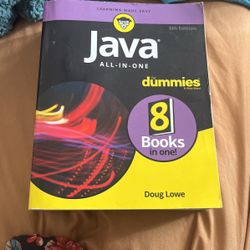 Java For Dummies Book