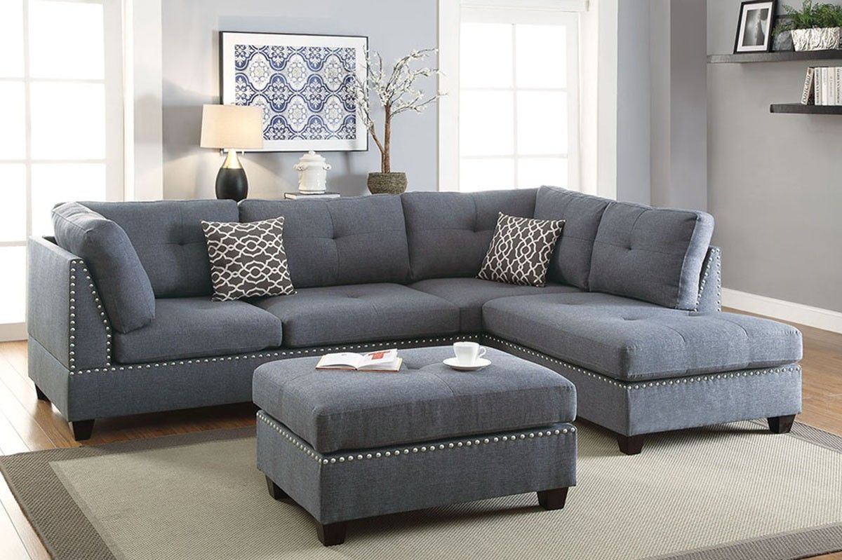 $499 sectional with ottoman
