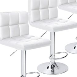Bar Stool Chairs With Two Chair Covers Included!