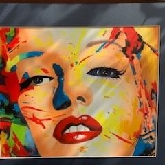 Marilyn Monroe Pop Art Oil Painting On Canvas