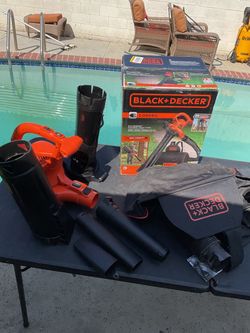 Black & Decker corded three and one backpack blower vacuum