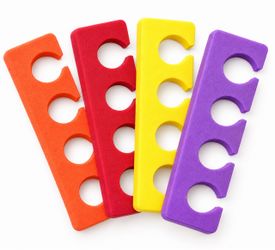 100 Pairs Pedicure Foam Toe Separator Toe Spacer Divider ｜Sealed｜Random Color