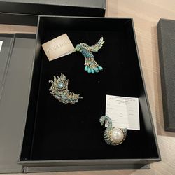 Heidi Daus brooch SET of 3 Vol.1 in original box