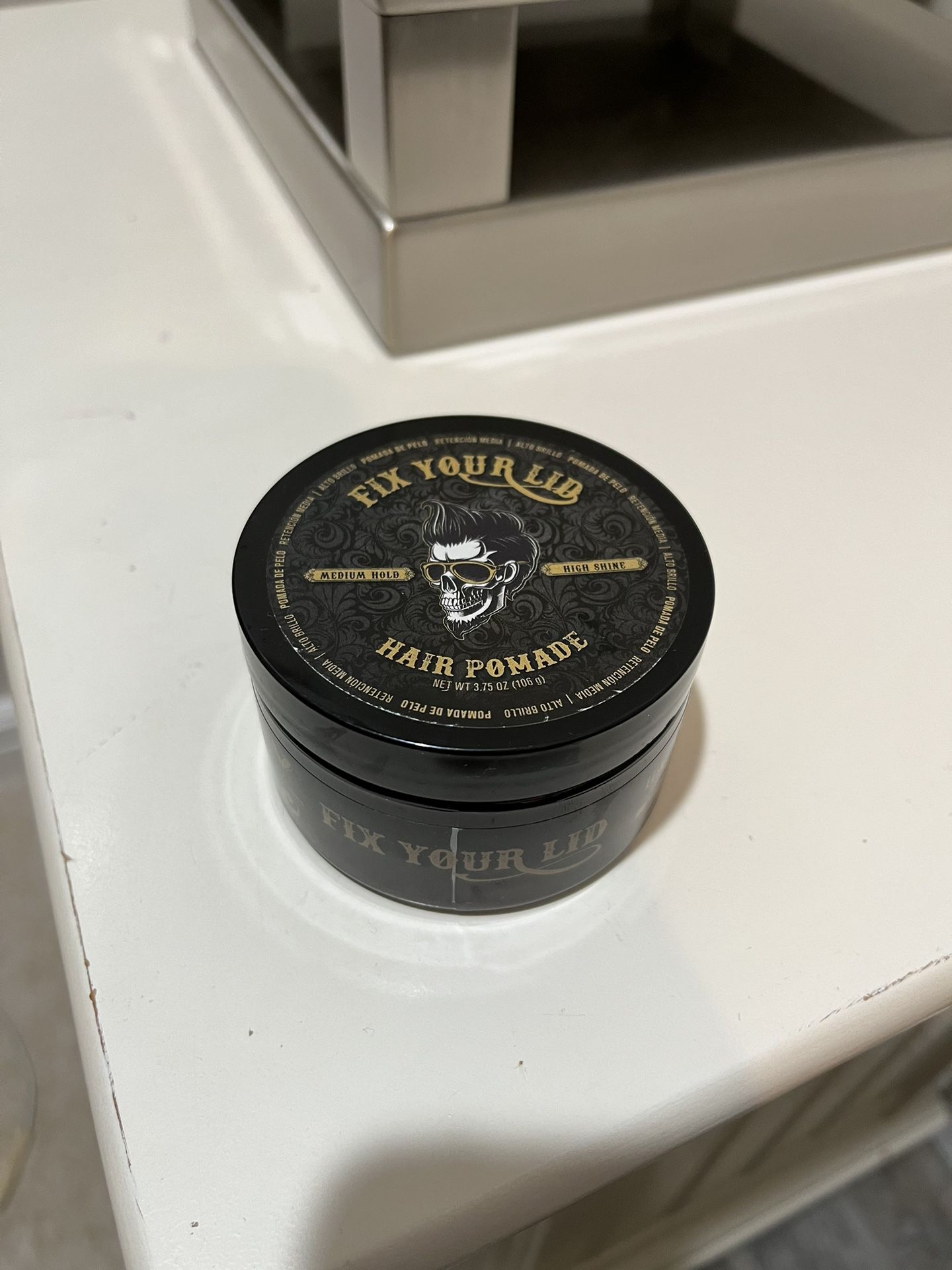 Fix Your Lid Hair Pomade for Men 3.75 oz Water Based Medium Hold
