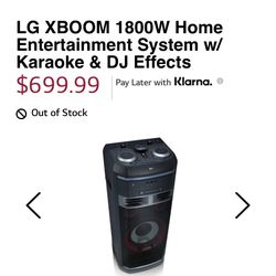 Lg DJ Karaoke Machine Entertainment System 