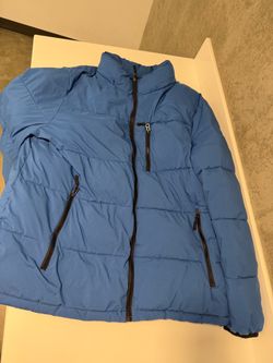 Club Room Blue Puffer Jacket – Size XL