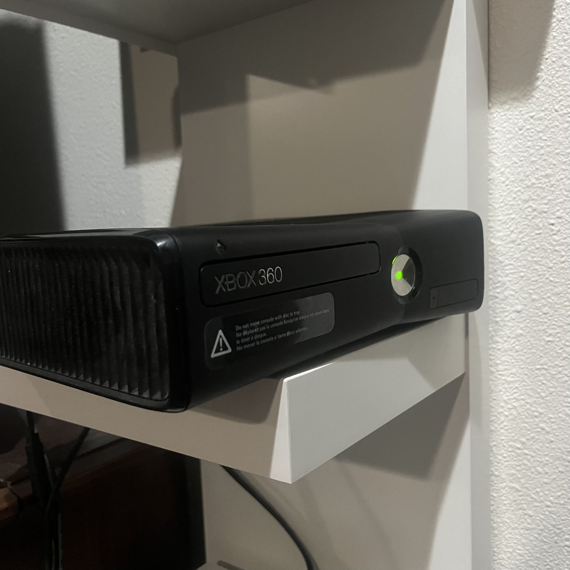 Xbox 360 Slim + 2 Controllers + 10 Games Installed (Ready to Play!)