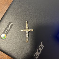 14k Gold Cross 