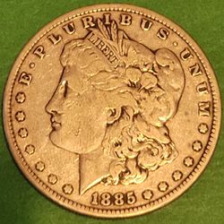 1885 Morgan Silver Dollar 