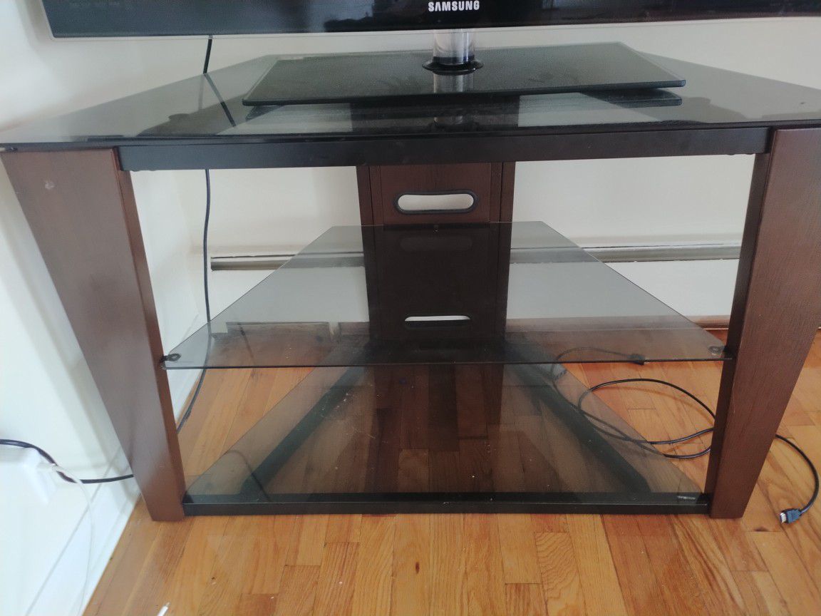 3 Tier Glass TV Stand 