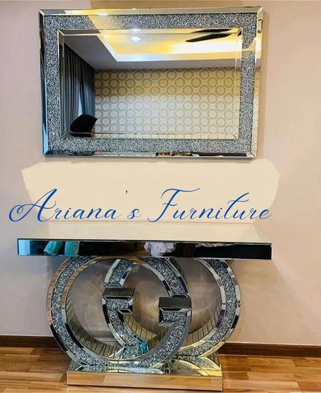 New GG Console Table + Mirror Set