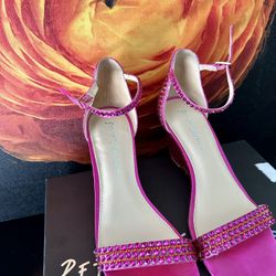 Betsey Johnson Pink Wedges 