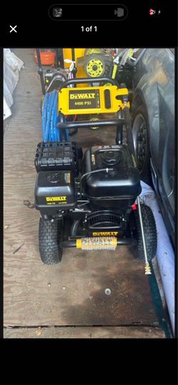 Dewalt pressure washer 4400psi