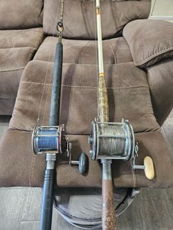 Penn senator 4/0 9/0 wire line deep sea stand up combo for inshore offshore boat pier bridge