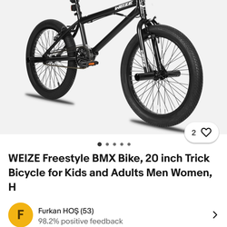 New BMX Bike Never used 80$