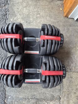 Adjustable Dumbbells Set 52.5 lbs Pair