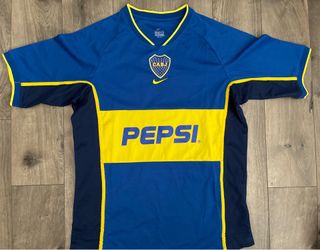 2002-2003 Boca Juniors Boquita CABJ Jersey Shirt Camiseta Home PEPSI Nike Large