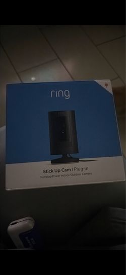 Ring Stick Up Cam Indoor Outdoor 1080p Wi-Fi Plug-In Security Camera