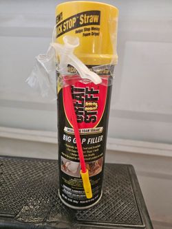 Great stuff big gap filler, WD-40