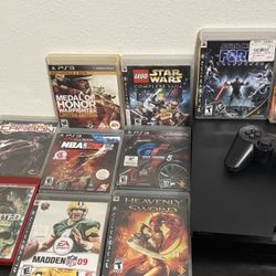 Playstation Three Slim Bundle Multiple Games 