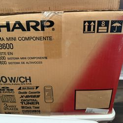 Sharp 3-CD Changer Mini Component System