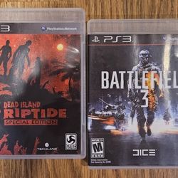 PS3 Games: Dead Island Riptide & Battlefield 3