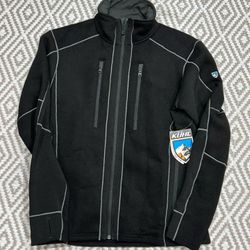 Kuhl Interceptr Fleece Jacket Hiking Outdoors Black Men’s Size M New