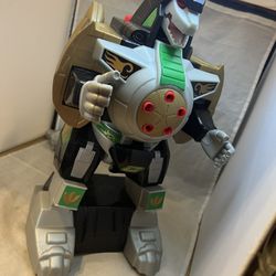 2015 Imaginext Power Rangers Mighty Morphin Green Ranger Dragonzord 16" Rare